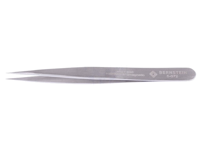 Pincet; 110mm; De vorm van de punt: scherp; universeel Pincet; 110mm; De vorm van de punt: scherp; universeel